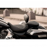 Selle passager Wide tripper noir Diamond Stitch 29cm pour Touring 2008 à 2020