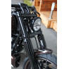Caches tubes de fourche supérieurs noir pour Softail FXSB de 2013 à 2017 fourche 49mm