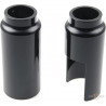 Caches-tubes-de-fourche-inférieurs-noir-pour-Dyna-de-2007-à-2017-avec-fourche-de-49-mm