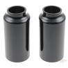 Caches-tubes-de-fourche-inférieurs-noir-pour-Softail-de-2013-à-2017-avec-fourche-de-49-mm