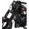 Caches tubes de fourche inférieurs noir pour Softail de 2013 à 2017 avec fourche de 49mm