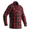 Veste moto RST Lumberjack Kevlar homologué CE couleur noir et rouge