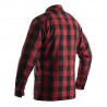 Veste moto RST Lumberjack Kevlar homologué CE couleur noir et rouge