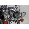 Cerclage de phare chromé avec visière pour phare de 7" OEM 69733-05
