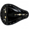 Selle solo midline Biltwell modèle Vertical Tuck-n-Roll