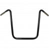Guidon 1" Ape Hanger hauteur 16" noir brillant Touring 2008 à 2020 commande éléctronique