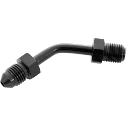 Raccord inversé 45° 3/8"-24 noir