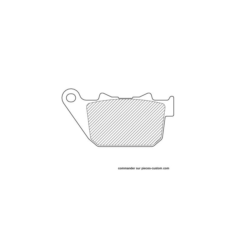 Plaquettes-de-frein-Arrière-en-Métal-Fritté-de-Bendix