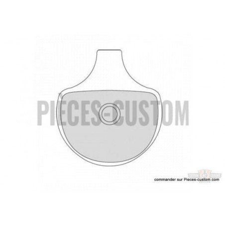 Plaquettes-frein-Avant-Organic-Sportster-Big-Twin
