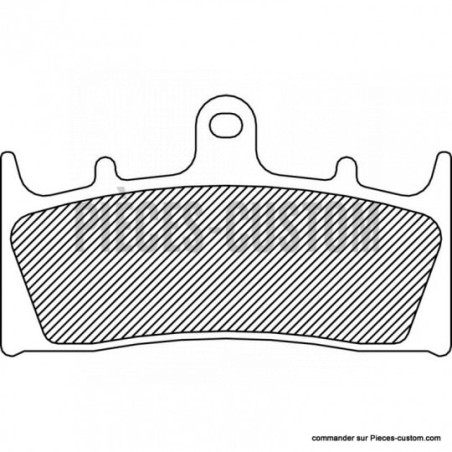 Plaquettes-frein-Avant-Métal-fritté-Buell