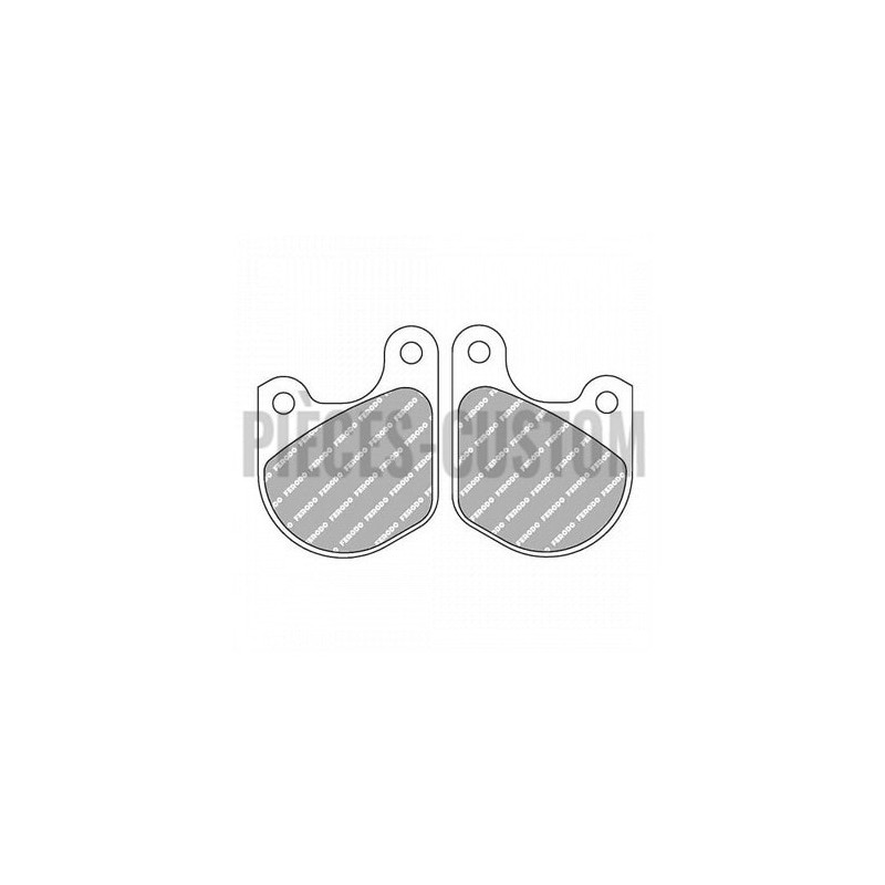 Plaquettes-de-frein-Avant-Organic-Ferodo