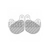 Plaquettes-de-frein-Avant-Organic-Ferodo