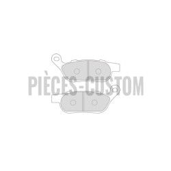 Plaquettes-frein-arrière-Métal-fritté-Softail-Dyna