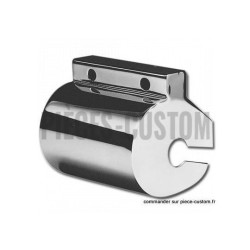 Cache-bobine-lisse-chromé-Sportster