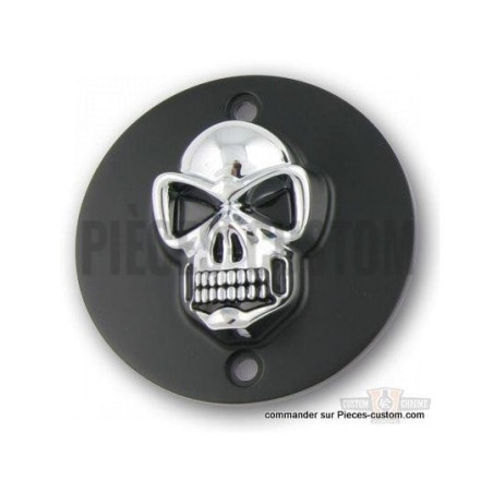 Cache-allumage-Skull-noir-et-chrome