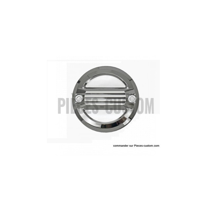 Cache-allumage-Zodiac-Airfoil-chromé-Sportster-Big-Twin