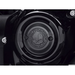 Cache-allumage-Willie-G-Skull-noir-Twin-Cam