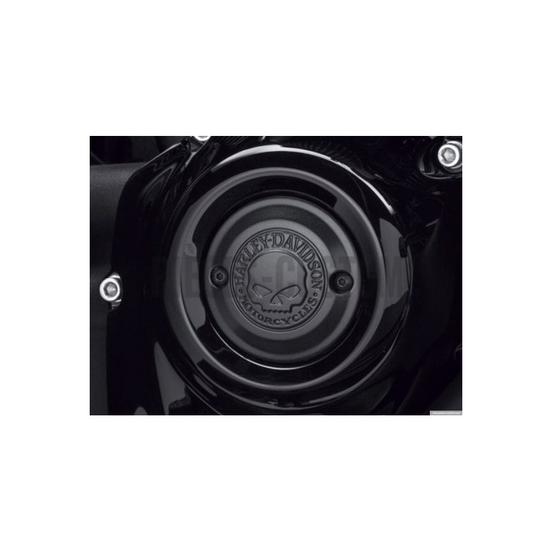 Cache-allumage-Willie-G-Skull-noir-Sportster-XL-et-XR