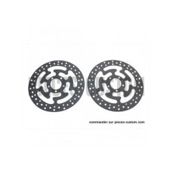 Paire-de-disque-inox-poli-Touring-2008-à-2013