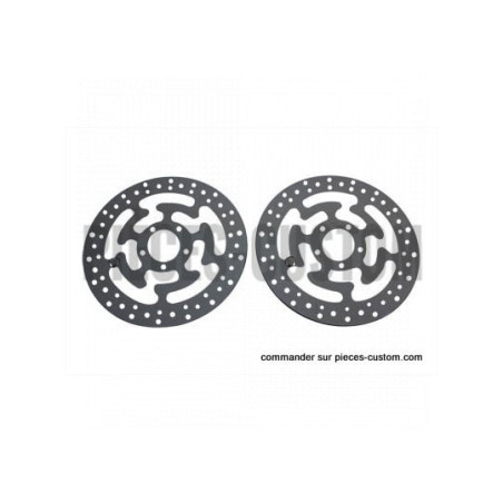 Paire-de-disque-inox-poli-Touring-2008-à-2013