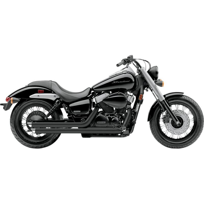 Échappement-Cobra-StreetRod-Noir-Honda-VT750