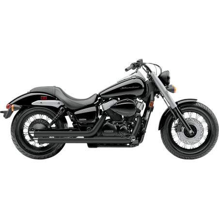Échappement-Cobra-StreetRod-Noir-Honda-VT750