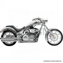 Silencieux-Cobra-76-2-mm-Chromé-Honda-VT1300