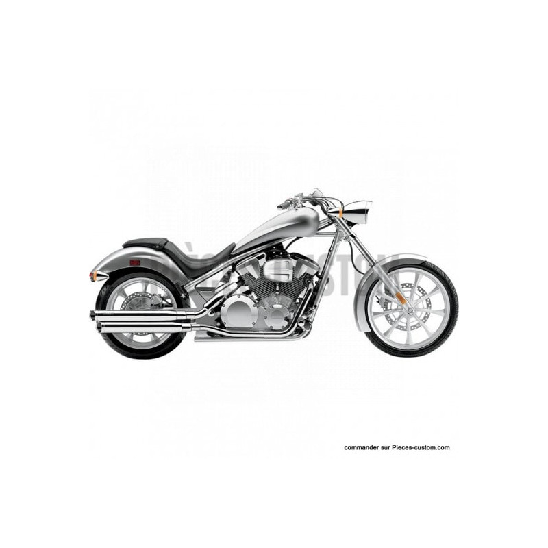 Silencieux-Cobra-76-2-mm-Chromé-Honda-VT1300