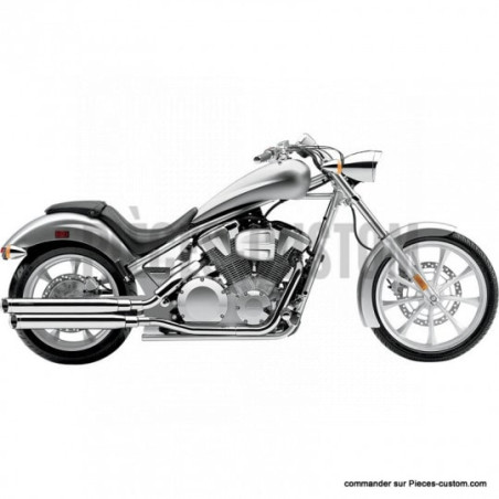 Silencieux-Cobra-76-2-mm-Chromé-Honda-VT1300