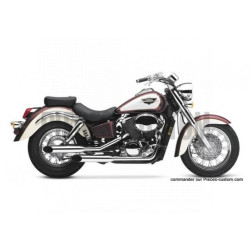 Échappement-Cobra-Classic-slashcut-Honda-VT750