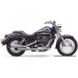 Echappement Cobra Classic Deluxe slashcut pour Honda VT1100C2 2001 à 2007