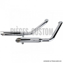 Echappement-Cobra-Classic-slashcut-Honda-VT1100C