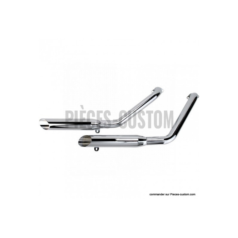 Echappement-Cobra-Classic-slashcut-Honda-VT1100C