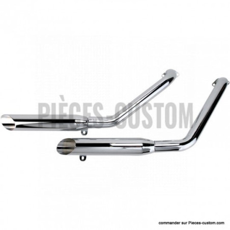 Echappement-Cobra-Classic-slashcut-Honda-VT1100C
