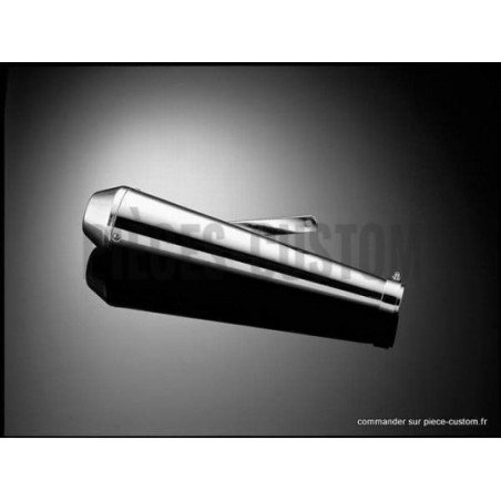 Silencieux-universel-Megaton-chromé-longueur-44-cm