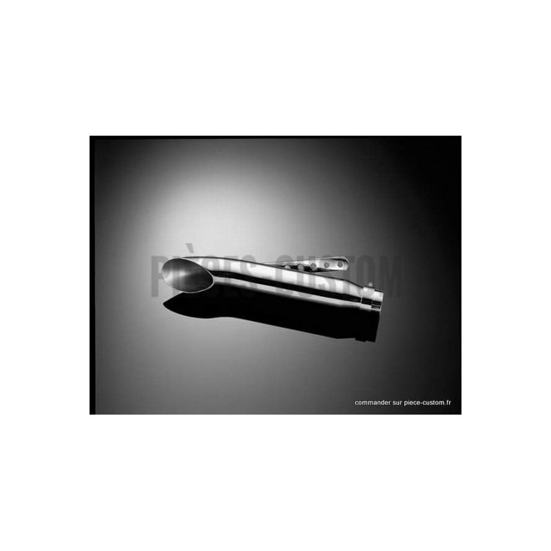 Silencieux-universel-Turnout-chromé-longueur-40-cm