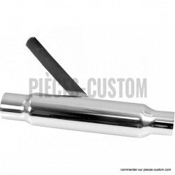 Silencieux-Shorty-EMGO-chromé-longueur-30-cm