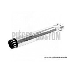 Silencieux-Rage-Chrome-Noir-longueur-44-cm