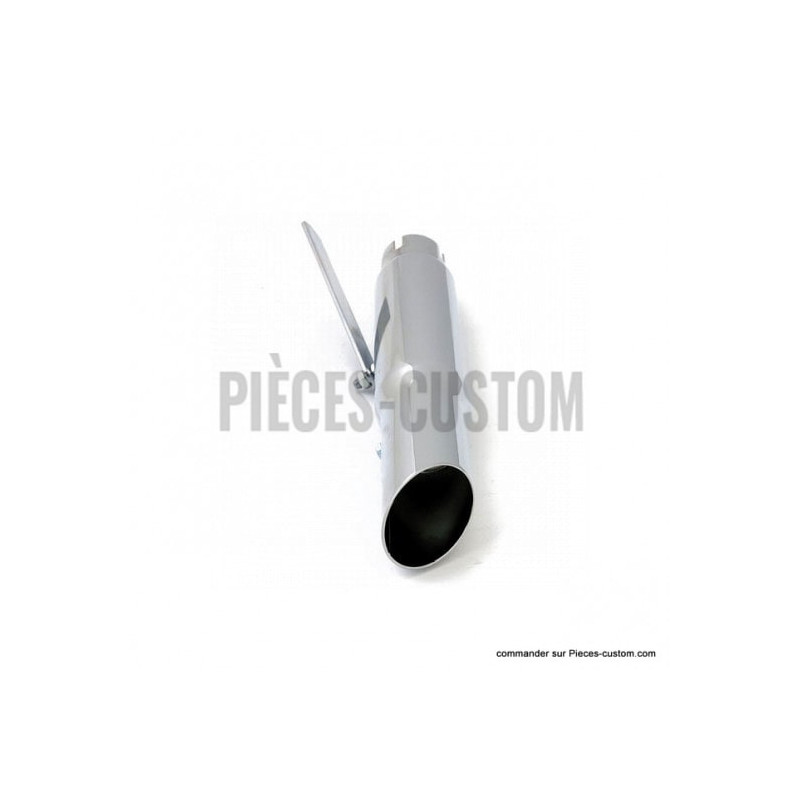 Silencieux-Universel-Shorty-chrome-longueur-de-41-cm