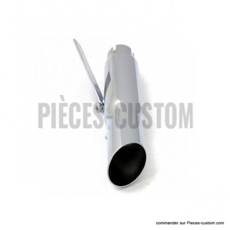 Silencieux-Universel-Shorty-chrome-longueur-de-41-cm