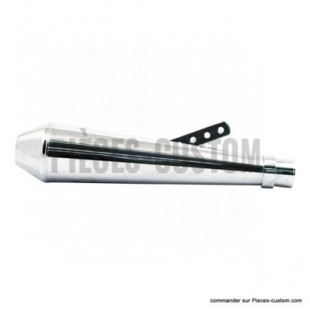 Silencieux-Universel-Megaton-chrome-longueur-46-cm