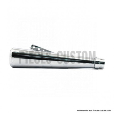 Silencieux-Universel-Moonshine-chromé-longueur-44-cm