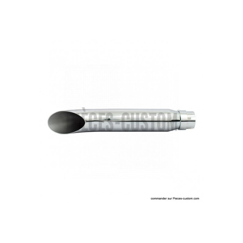 Silencieux-universel-Turn-out-chrome-longueur-41-cm