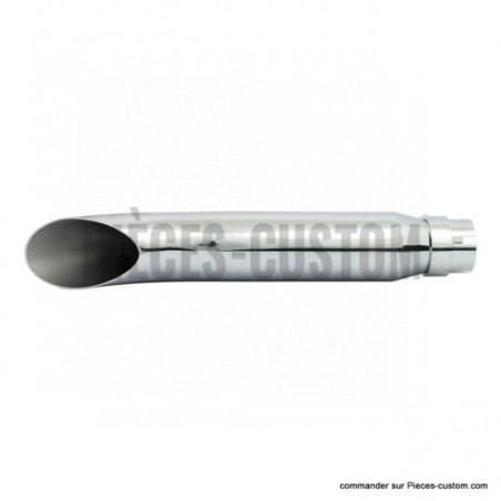 Silencieux-universel-Turn-out-chrome-longueur-41-cm