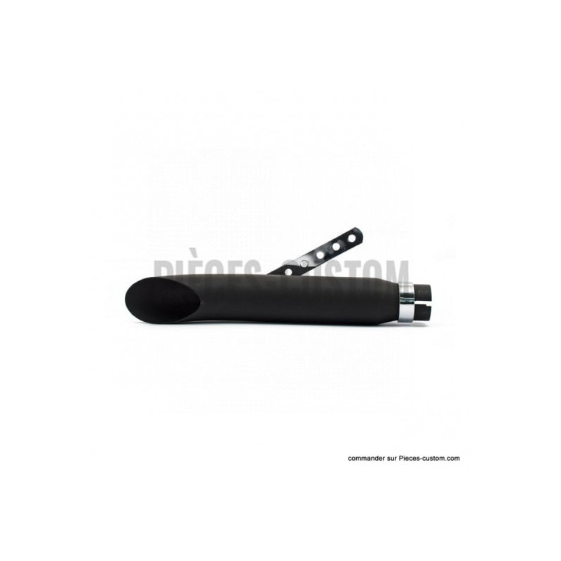 Silencieux-Turn-out-droit-Noir-longueur-41-cm