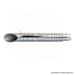 Silencieux-Turn-out-droit-chrome-longueur-48-cm