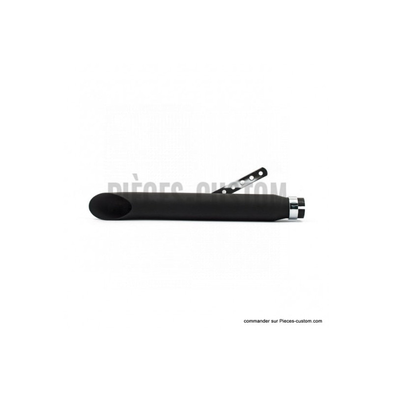 Silencieux-Turn-out-droit-Noir-longueur-48-cm
