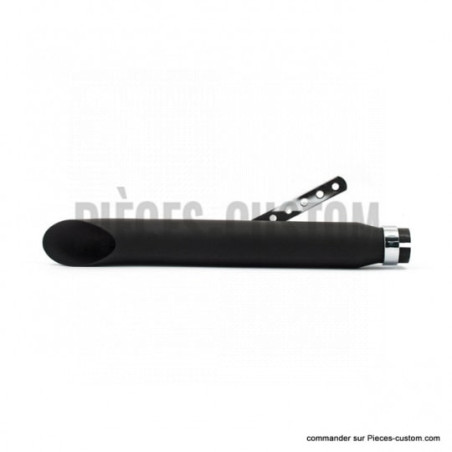 Silencieux-Turn-out-droit-Noir-longueur-48-cm