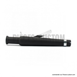 Silencieux-Trumpet-straight-Noir-longueur-47-cm