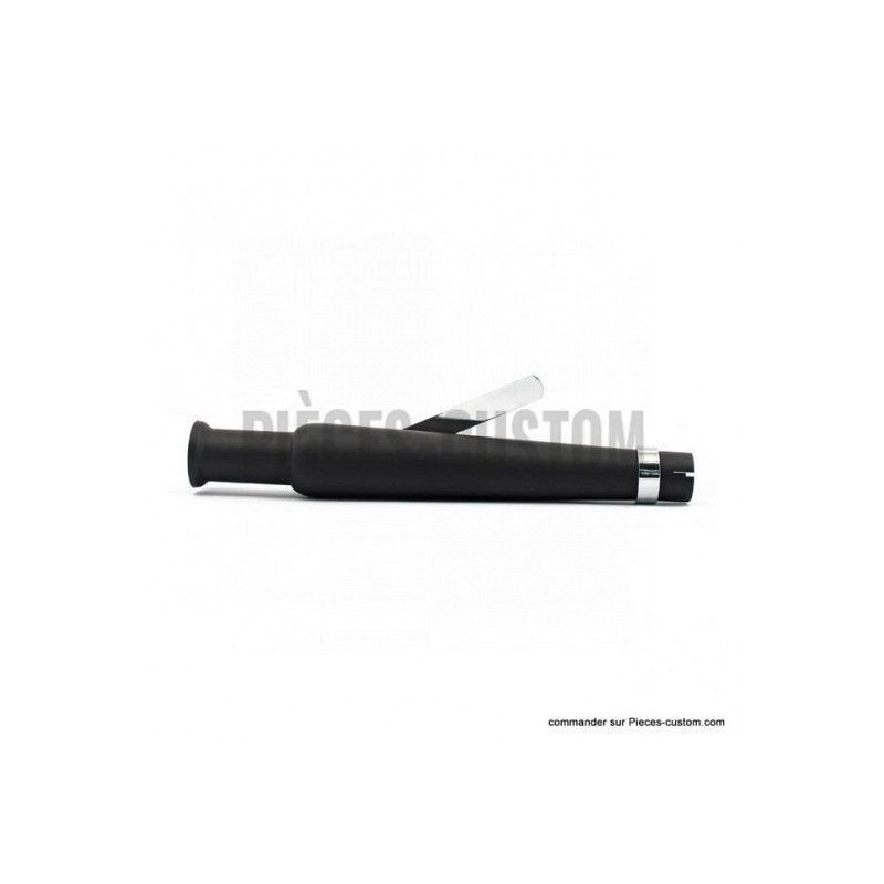 Silencieux-Trumpet-straight-Noir-longueur-47-cm